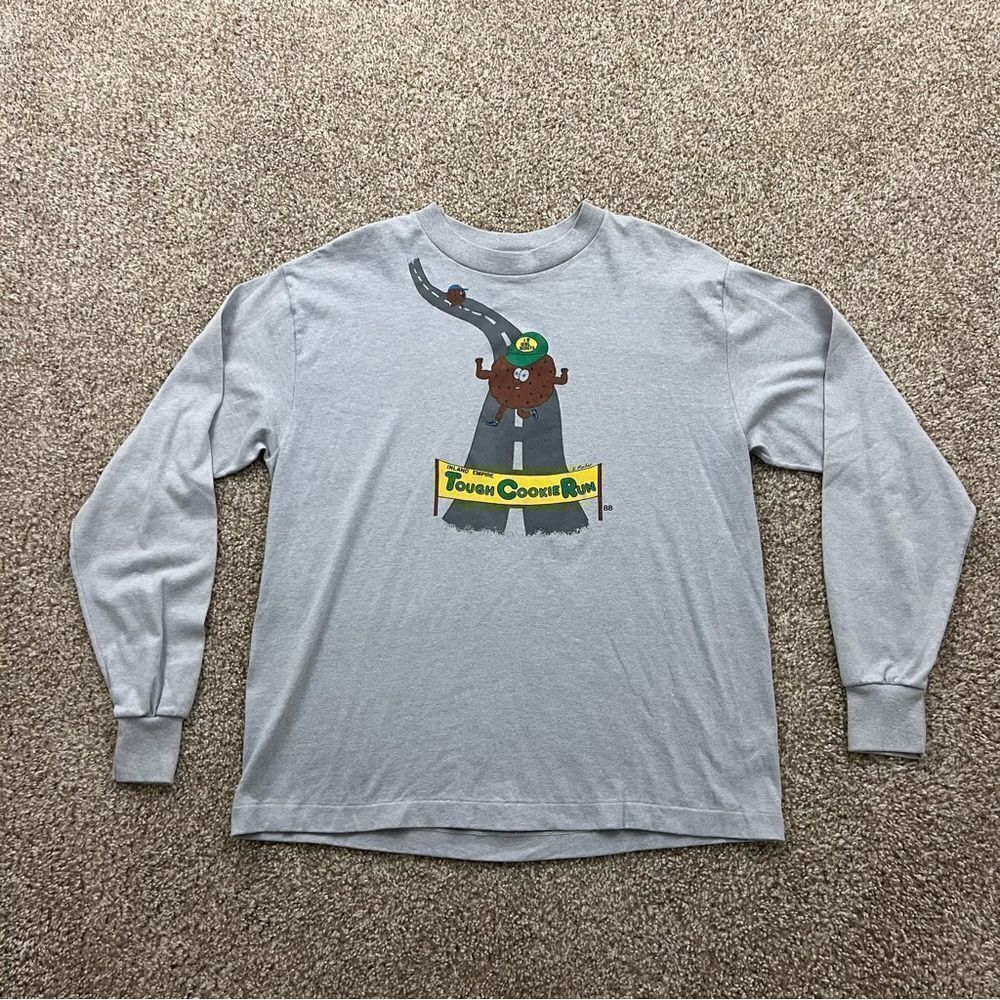 Vintage Graphic T Shirt Tough Cookie Run men's L